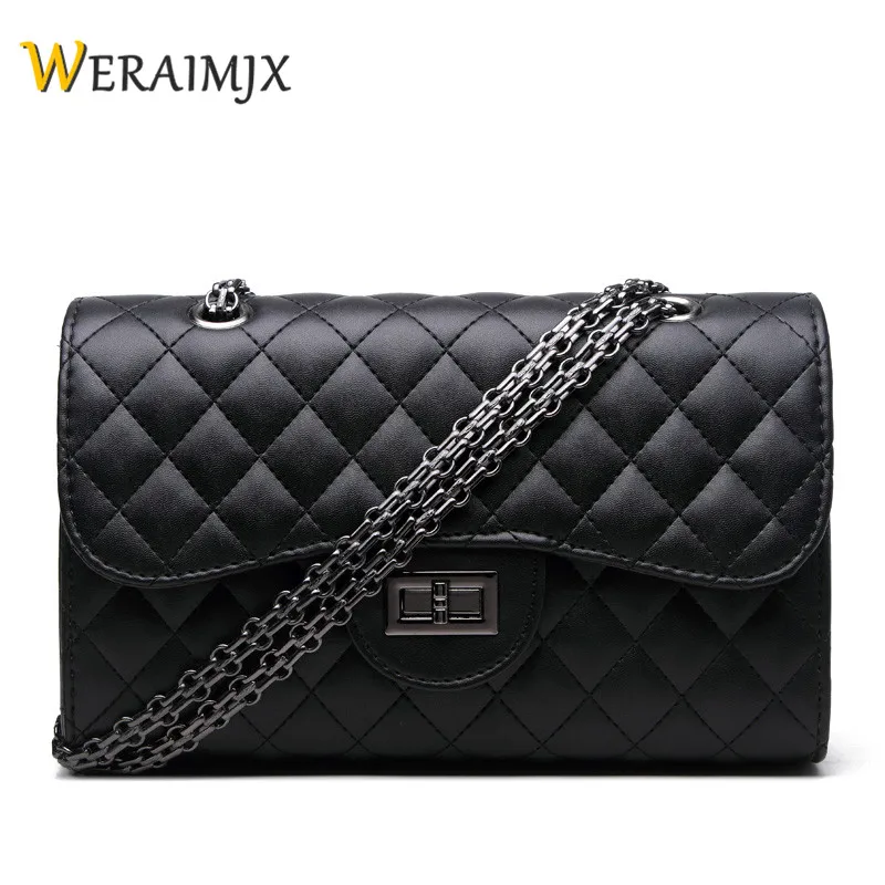 WERAIMJX Brand 2019 Women Handbags Crossbody Bags Designer Chains Women Shoulder Bags High Quality Leather Flap Bolsos Mujer
WERAIMJX Brand 2019 Women Handbags Crossbody Bags Designer Chains Women Shoulder Bags High Quality Leather Flap Bolsos Mujer