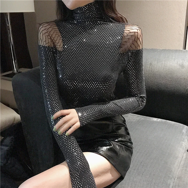 2019 new Pullover a long sleeved turtleneck blouse monogrammed Silver bottom 1 colors 1 sizes Spring clothes women
2019 new Pullover a long sleeved turtleneck blouse monogrammed Silver bottom 1 colors 1 sizes Spring clothes women