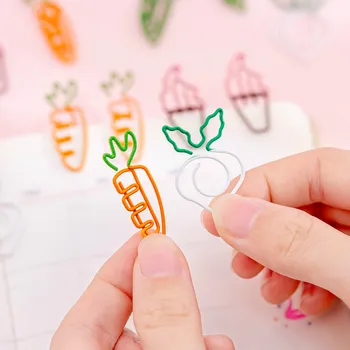 10pcs Carrot Pea Vegetable Paper Clip Cute Metal Bookmark Decorative File Notes Letter Memo Clips Escolar Papelaria Stationery 
10pcs Carrot Pea Vegetable Paper Clip Cute Metal Bookmark Decorative File Notes Letter Memo Clips Escolar Papelaria Stationery