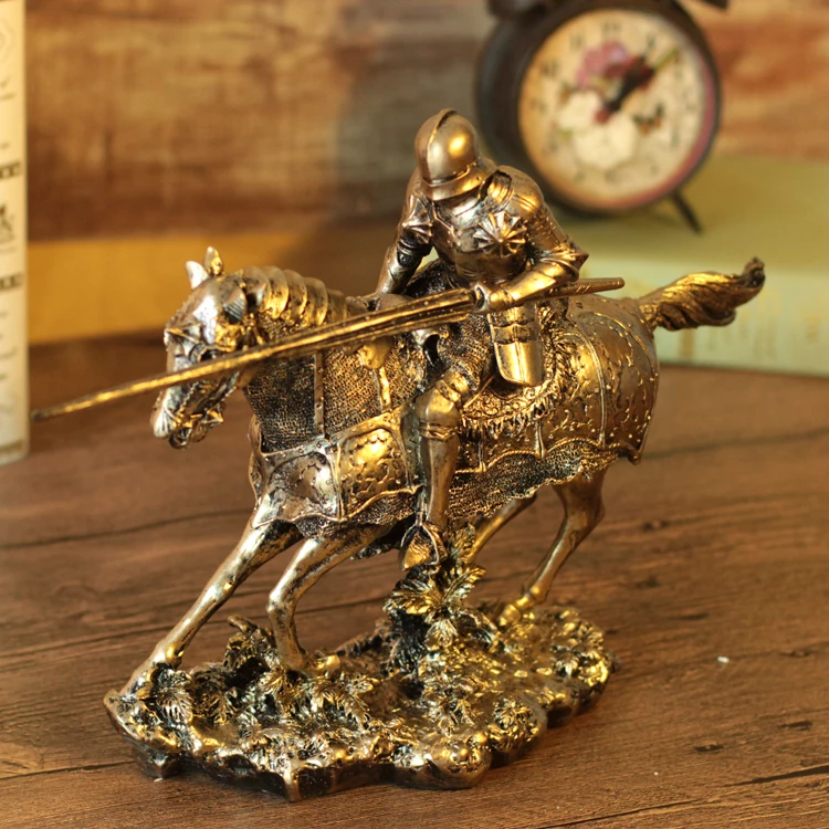 Ancient Greek/Roman Warrior Armor OnHorseback Polyresin Model Creative Home Decration Aircraft
Ancient Greek/Roman Warrior Armor OnHorseback Polyresin Model Creative Home Decration Aircraft