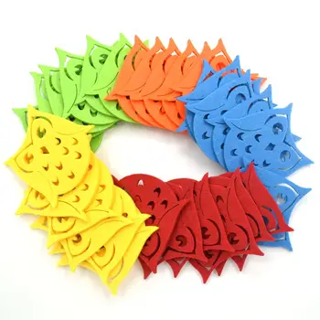 100pcs/lot about 5cm 5 color optional Felt applique non - woven cute owl wedding decoration scrapbooking Accesories 620
100pcs/lot about 5cm 5 color optional Felt applique non - woven cute owl wedding decoration scrapbooking Accesories 620