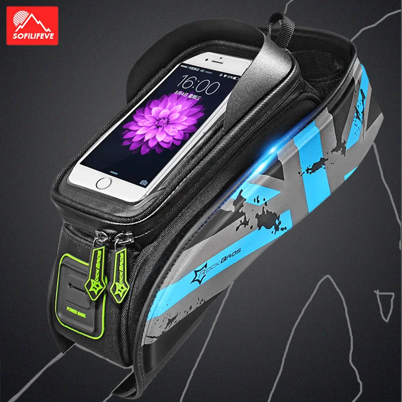 Rainproof Bicycle Bags 5.8/6.0" Touchscreen Phone Case Frame Bike Suitcase Cycling Front Tube Bag Cyclists Cycling Saddle bag
Rainproof Bicycle Bags 5.8/6.0" Touchscreen Phone Case Frame Bike Suitcase Cycling Front Tube Bag Cyclists Cycling Saddle bag