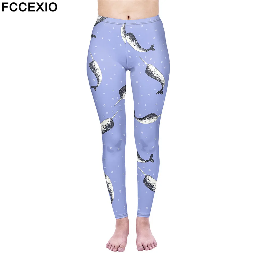 FCCEXIO 2019 New Design Female Workout Pants High Waist Fitness Leggings Narwhal 3D Print Leggins Women Leggings Slim Trousers
FCCEXIO 2019 New Design Female Workout Pants High Waist Fitness Leggings Narwhal 3D Print Leggins Women Leggings Slim Trousers