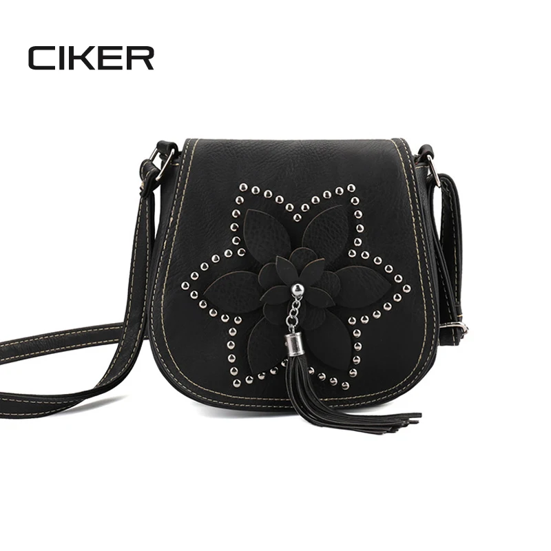 CIKER Brand Designer Tassel Women Bags Rivet Flower Crossbody Bags PU Leather Female Messenger Shoulder Bags sac a main blosas
CIKER Brand Designer Tassel Women Bags Rivet Flower Crossbody Bags PU Leather Female Messenger Shoulder Bags sac a main blosas