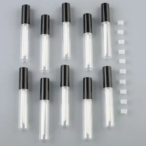 100PCS 10ml Empty Clear Lip Gloss Tube Lip Balm Bottle Eye Cream Eye shadow Makeup Container Nail polish Sample Vials With Brush
100PCS 10ml Empty Clear Lip Gloss Tube Lip Balm Bottle Eye Cream Eye shadow Makeup Container Nail polish Sample Vials With Brush