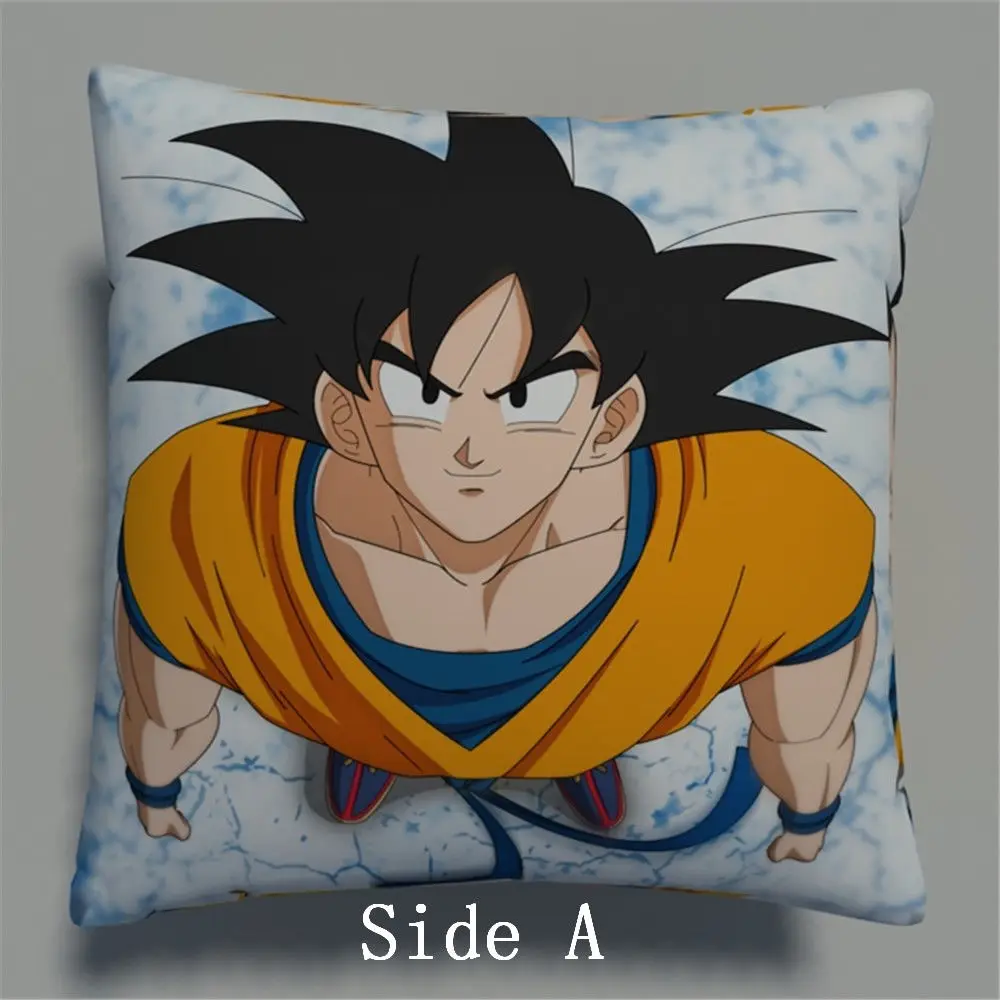 Suef Anime manga Son Goku DRAGON BALL two sided Pillow Cushion Case Cover 760 | Дом и сад