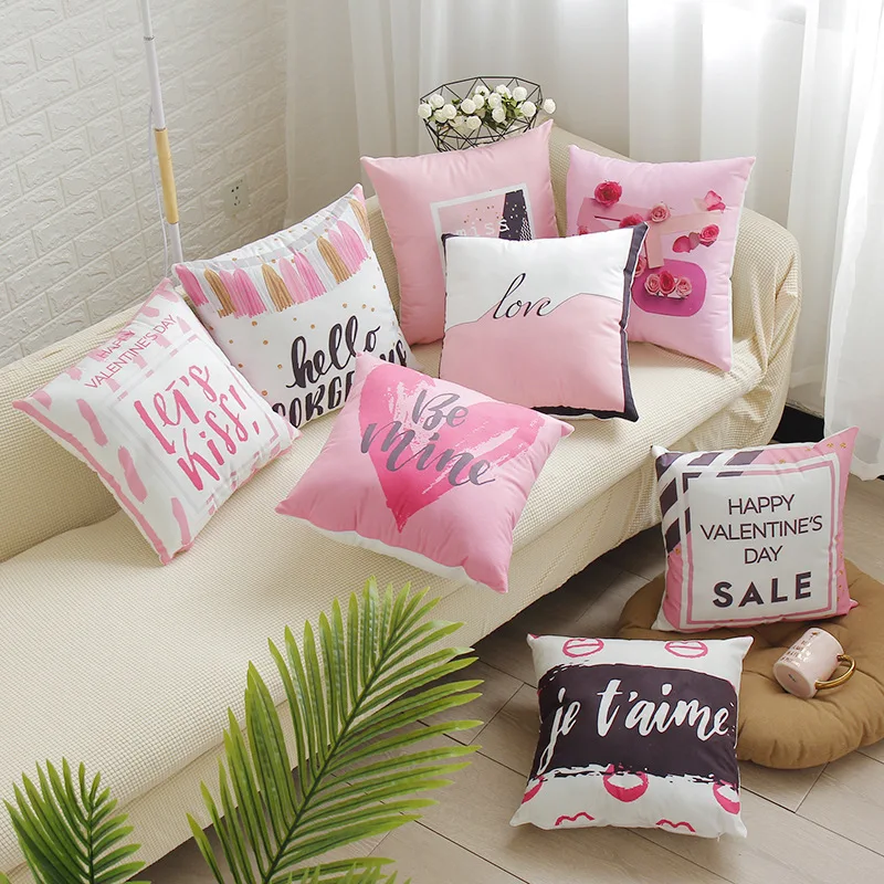 45x45cm Pinky Flower Letter Cushion Cover pink Cotton Geometric Pink Printed Home Decorative Pillows Cover Case Banana
45x45cm Pinky Flower Letter Cushion Cover pink Cotton Geometric Pink Printed Home Decorative Pillows Cover Case Banana