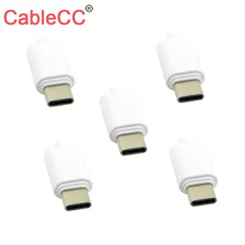 Zihan 5set DIY 24pin USB 3.1 Type C USB-C Male Plug Connector SMT type with White / Black3.5mm SR and Housing Cover
Zihan 5set DIY 24pin USB 3.1 Type C USB-C Male Plug Connector SMT type with White / Black3.5mm SR and Housing Cover
