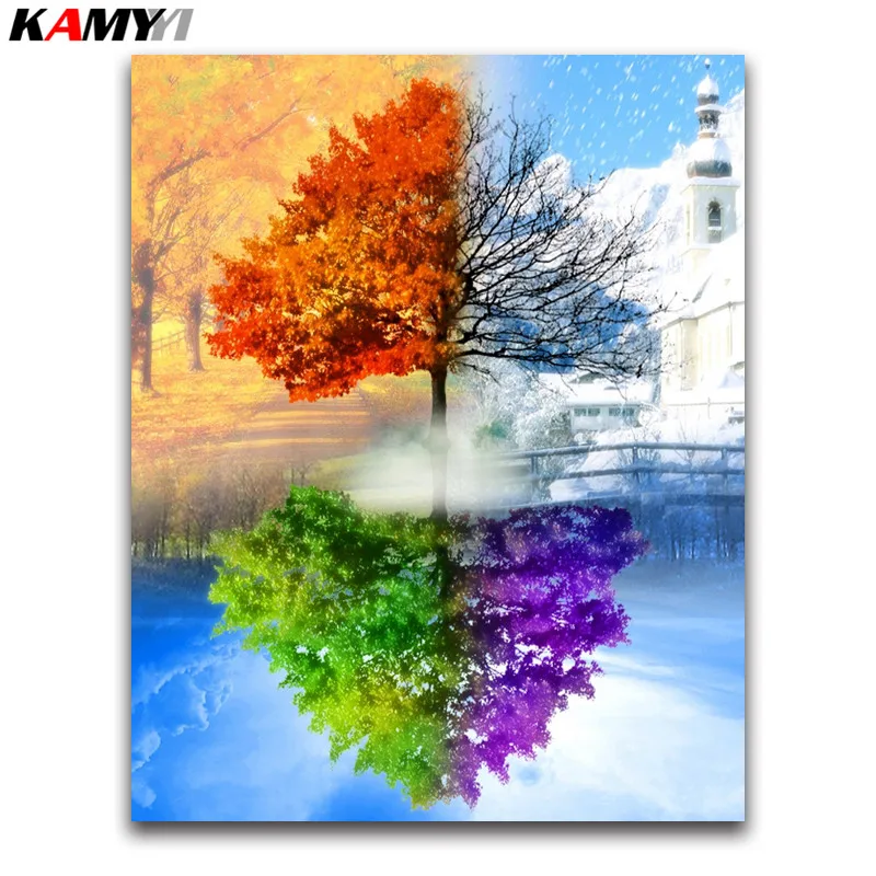 Four seasons beauty tree diy FULL diamond painting cross stitch diamond embroidery color mosaic pattern home decor resin drill
Four seasons beauty tree diy FULL diamond painting cross stitch diamond embroidery color mosaic pattern home decor resin drill