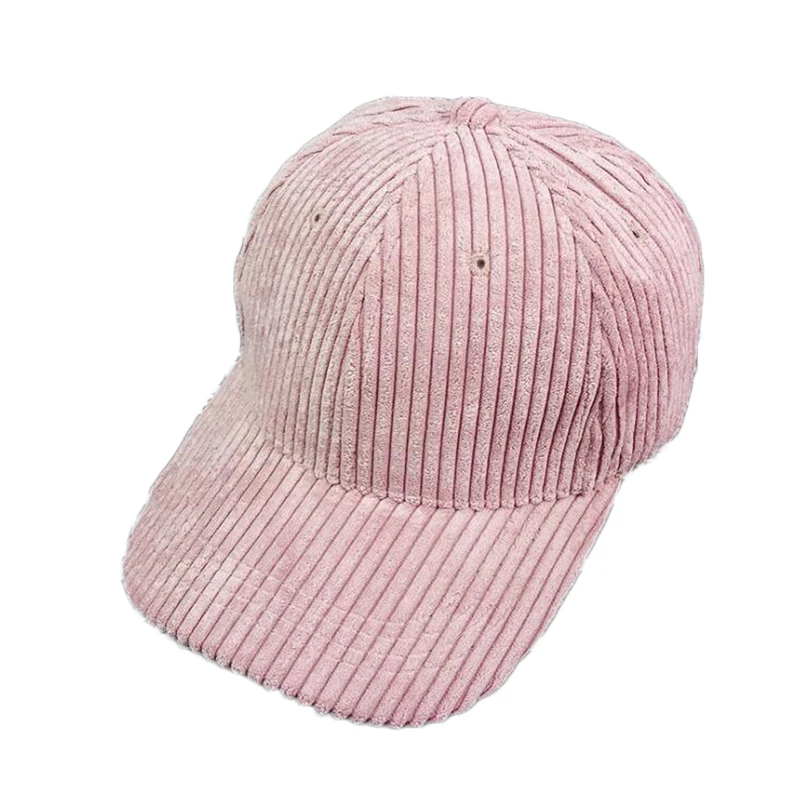 Men Corduroy Baseball Cap Solid Unisex Couple Casquette Hats Autumn Winter Women Snapback Caps Fashion Hip Hop Caps For Women (1)