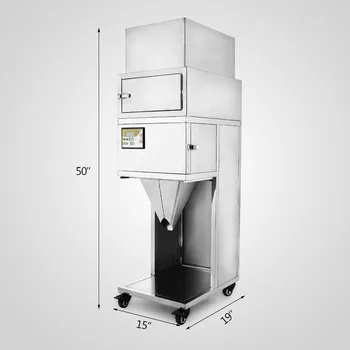 10-1200g Powder Particle Filler Filling Machine 10-18 Bags/M Vibratory Filling Dry Sticky Powde Potential Hazards Adjustable
10-1200g Powder Particle Filler Filling Machine 10-18 Bags/M Vibratory Filling Dry Sticky Powde Potential Hazards Adjustable