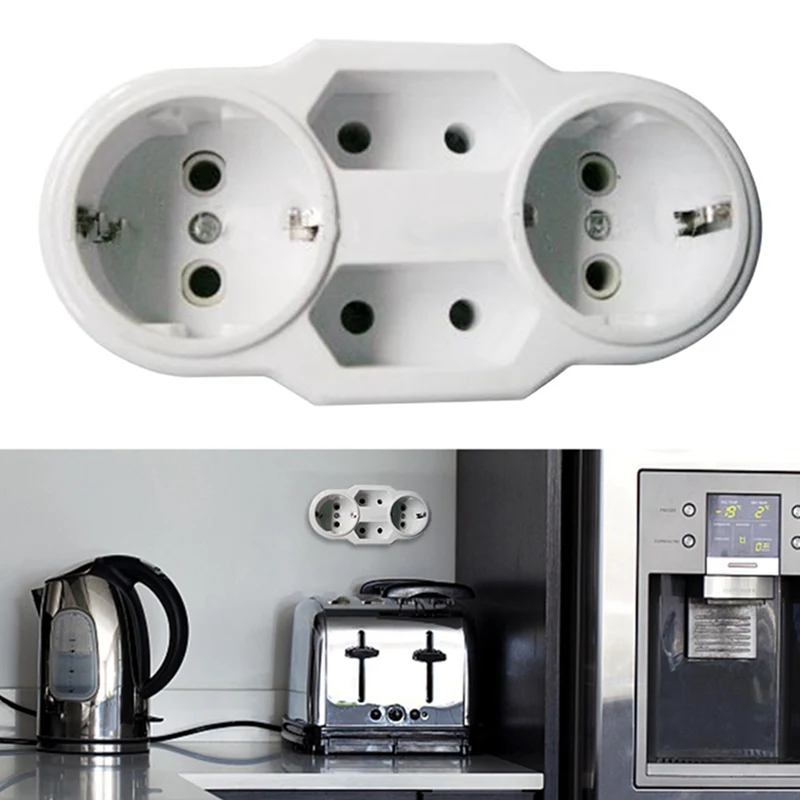 European Type Conversion Plug 1 TO 4 Way EU Standard Power Adapter Socket 16A Travel Plugs AC 110~250V
European Type Conversion Plug 1 TO 4 Way EU Standard Power Adapter Socket 16A Travel Plugs AC 110~250V
