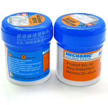 New Mechanic Soldering Solder Welding Paste Flux XG-50 SMD SMT Sn63/Pb37 Tools High Quality 1Bottle
New Mechanic Soldering Solder Welding Paste Flux XG-50 SMD SMT Sn63/Pb37 Tools High Quality 1Bottle