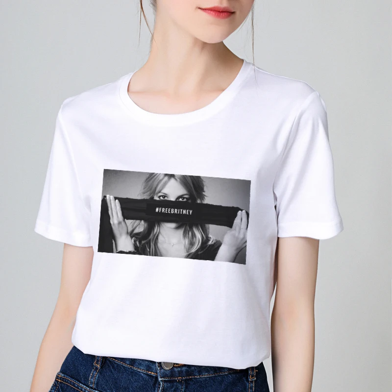 Harajuku Aesthetic Free Britney T shirt Women Cotton 2019 T-shirt Female Short Sleeve Plus Size T Shirt Sexy Tumblr Top Tees
Harajuku Aesthetic Free Britney T shirt Women Cotton 2019 T-shirt Female Short Sleeve Plus Size T Shirt Sexy Tumblr Top Tees