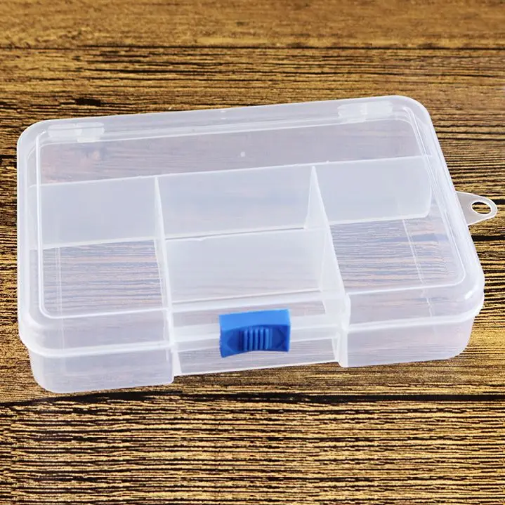 Clear Compartments Plastic Storage Box Case Craft Organizer Jewelry Bead Display, Clear 5 Slots Fixed
Clear Compartments Plastic Storage Box Case Craft Organizer Jewelry Bead Display, Clear 5 Slots Fixed