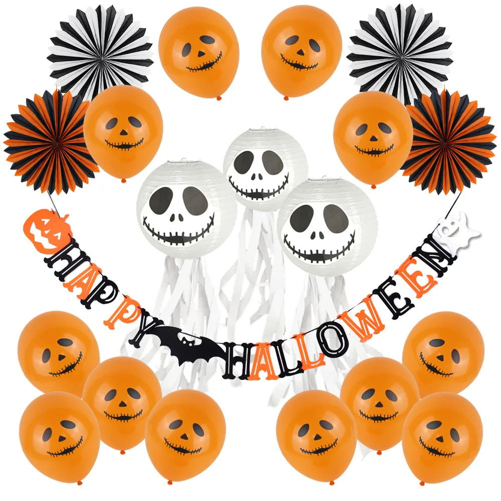 29pcs DIY Halloween Decoration Kit Balloons Party Banner Fans Grimace Lantern Party Birthday Stage Hallowmas Funny Decor New
29pcs DIY Halloween Decoration Kit Balloons Party Banner Fans Grimace Lantern Party Birthday Stage Hallowmas Funny Decor New