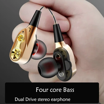 Stereo Headsets Music Earphone With Mic 3.5mm Four Core Bass Earpiece For iphone Samsung Xiaomi Oppo Huawei Sport Head Phone
Stereo Headsets Music Earphone With Mic 3.5mm Four Core Bass Earpiece For iphone Samsung Xiaomi Oppo Huawei Sport Head Phone