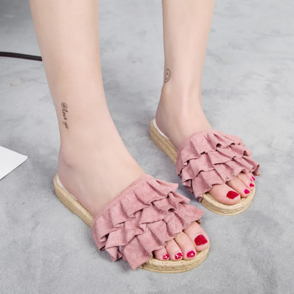Women Ladies Fashion Bohemian Style Loafers Casual Slipper Flat Shoes Sandals Ladies Home Slippers Chaussures Femme 2020
Women Ladies Fashion Bohemian Style Loafers Casual Slipper Flat Shoes Sandals Ladies Home Slippers Chaussures Femme 2020