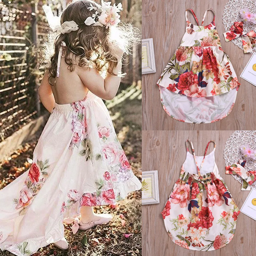 2019 Toddler Kid children Baby Girls vestidos Dresses clothes Floral Print Irregular Strap Princess Hair Band Dress girl costume
2019 Toddler Kid children Baby Girls vestidos Dresses clothes Floral Print Irregular Strap Princess Hair Band Dress girl costume