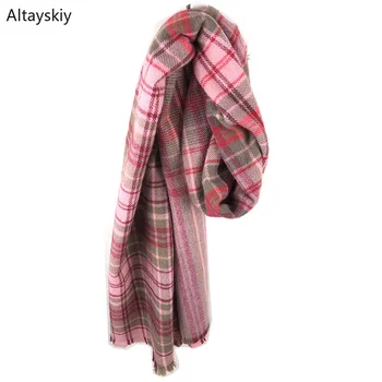 Scarves Women Plaid Soft Warm Long Shawl Simple All-match Korean Style Daily Trendy Wraps Womens Elegant Sweet Ladies Scarfs
Scarves Women Plaid Soft Warm Long Shawl Simple All-match Korean Style Daily Trendy Wraps Womens Elegant Sweet Ladies Scarfs