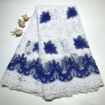 African Laces Fabrics Wedding White Embroidered High Quality French Tulle Net Lace Fabric Nigerian Net tulle Lace 5yards DZ94-12
African Laces Fabrics Wedding White Embroidered High Quality French Tulle Net Lace Fabric Nigerian Net tulle Lace 5yards DZ94-12