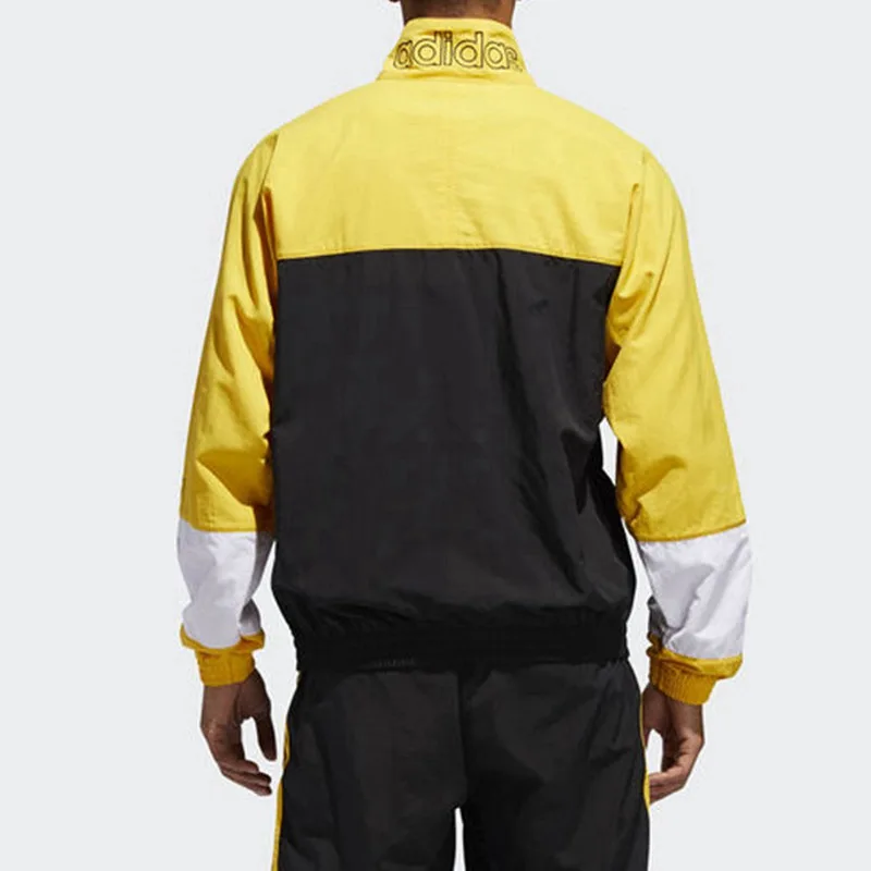 adidas blocked warm up jacket