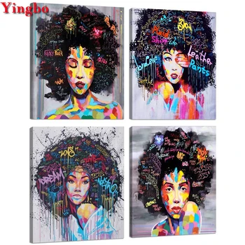 4pcs,5D DIY Diamond Painting Abstract African woman Full Square round Diamond Embroidery for sale,Cross Stitch,Mosaic,home decor
4pcs,5D DIY Diamond Painting Abstract African woman Full Square round Diamond Embroidery for sale,Cross Stitch,Mosaic,home decor