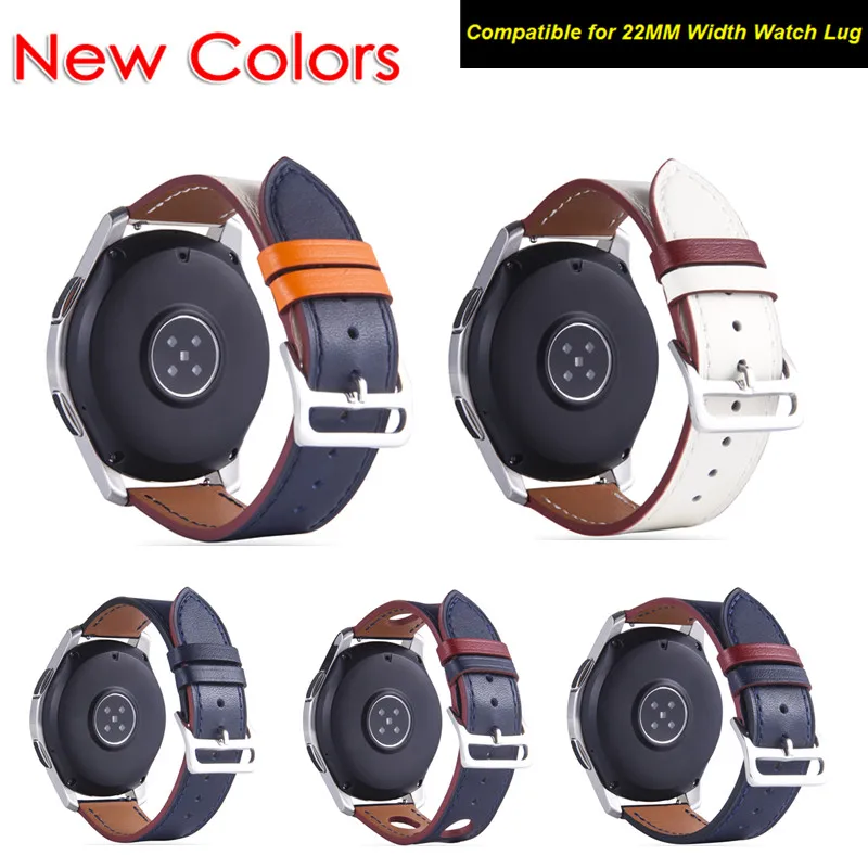22MM Genuine Leather Watch Band Strap for Samsung Gear S3 Classic Frontier Quick Fit Replacement for Galaxy Watch 46MM Wristband
22MM Genuine Leather Watch Band Strap for Samsung Gear S3 Classic Frontier Quick Fit Replacement for Galaxy Watch 46MM Wristband