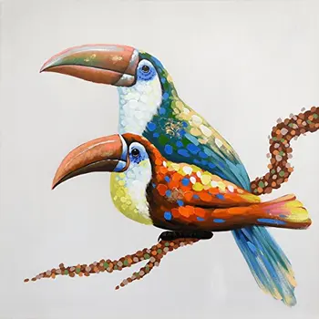 Large Handpainted Modern Animal Oil Painting On Canvas Color Birds Standing Wall Art Picture For Living Room hotel wall Decor
Large Handpainted Modern Animal Oil Painting On Canvas Color Birds Standing Wall Art Picture For Living Room hotel wall Decor