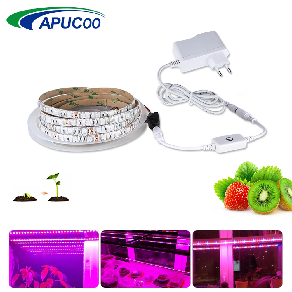 LED Grow Light Full Spectrum 5M LED Strip Light Set Dimmable Flower Plant Phyto Growth Lamps For Greenhouse Hydro Plant Growing
LED Grow Light Full Spectrum 5M LED Strip Light Set Dimmable Flower Plant Phyto Growth Lamps For Greenhouse Hydro Plant Growing