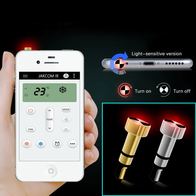 3.5MM Dust Proof Plug Smart Phone Infrared Wireless Remote Control For Air Conditioner TV Box Camera Lamp for iPhone Mobile
3.5MM Dust Proof Plug Smart Phone Infrared Wireless Remote Control For Air Conditioner TV Box Camera Lamp for iPhone Mobile