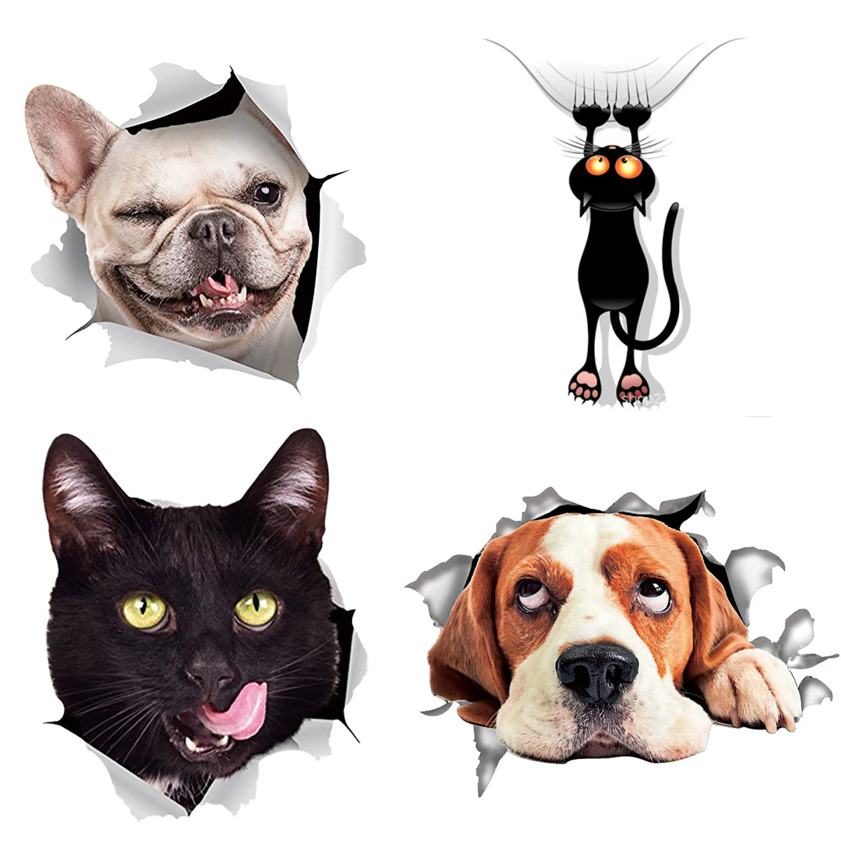 2019 New Cat Dog 3D Wall Sticker Bathroom Toilet Kids Room Decoration Wall Decals Sticker Refrigerator Waterproof Poster
2019 New Cat Dog 3D Wall Sticker Bathroom Toilet Kids Room Decoration Wall Decals Sticker Refrigerator Waterproof Poster