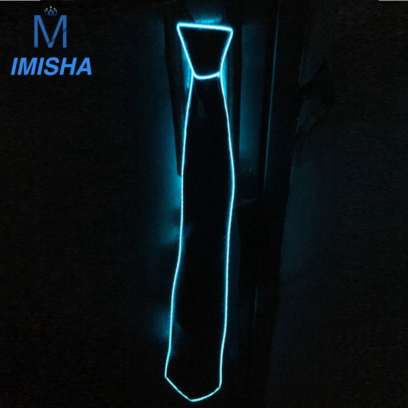2017 Men's Fashion Glowing Flashing EL Press On Off Switch Electronic Boe Tie Flashing DJ's Tie For Bar Club Tie With ziper
2017 Men's Fashion Glowing Flashing EL Press On Off Switch Electronic Boe Tie Flashing DJ's Tie For Bar Club Tie With ziper