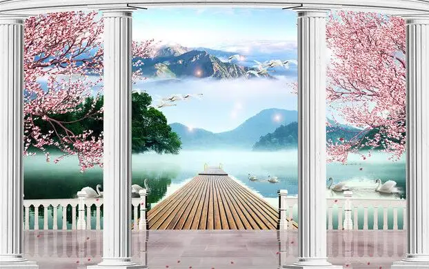 3d wallpaper custom photo mural mountain water landscape background paintings 3d wall mural wallpaper for living room
3d wallpaper custom photo mural mountain water landscape background paintings 3d wall mural wallpaper for living room