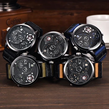 Mens Watches Luxury Brand Quartz Wrist Watch Big Face Sports Hours Men Military Army Dual Time Designer Watch relogio masculino
Mens Watches Luxury Brand Quartz Wrist Watch Big Face Sports Hours Men Military Army Dual Time Designer Watch relogio masculino