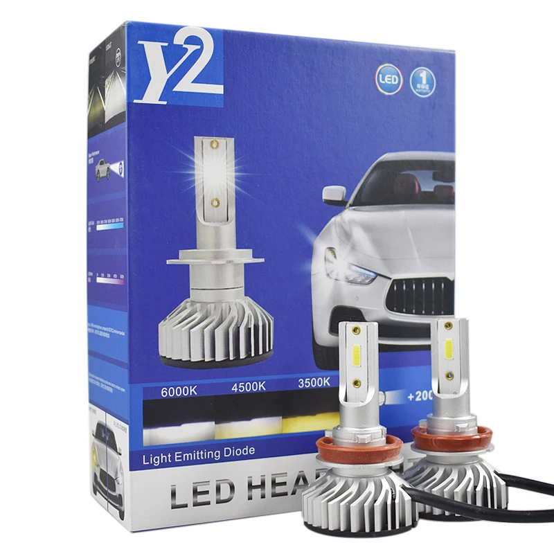 Мини светодиодные лампы h7 h4 h1 h11 h8 CANBUS без ошибок для автомобильных фар hb3 hb4 72 Вт 6000