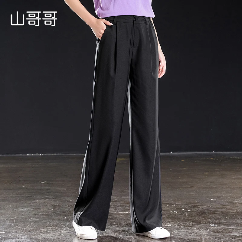 2019 Summer Tencel High Waist Solid Wide Leg Pants High Quality Pleated Loose Full Length With Zipper Fly Long Women Pants
2019 Summer Tencel High Waist Solid Wide Leg Pants High Quality Pleated Loose Full Length With Zipper Fly Long Women Pants