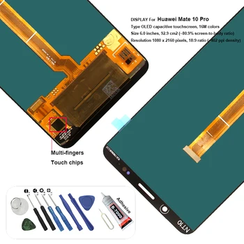 NEW OLED 6.0" 1080 x 2160 pixels Display with tools replacement for huawei mate 10 pro lcd Display touch screen assembly
NEW OLED 6.0" 1080 x 2160 pixels Display with tools replacement for huawei mate 10 pro lcd Display touch screen assembly