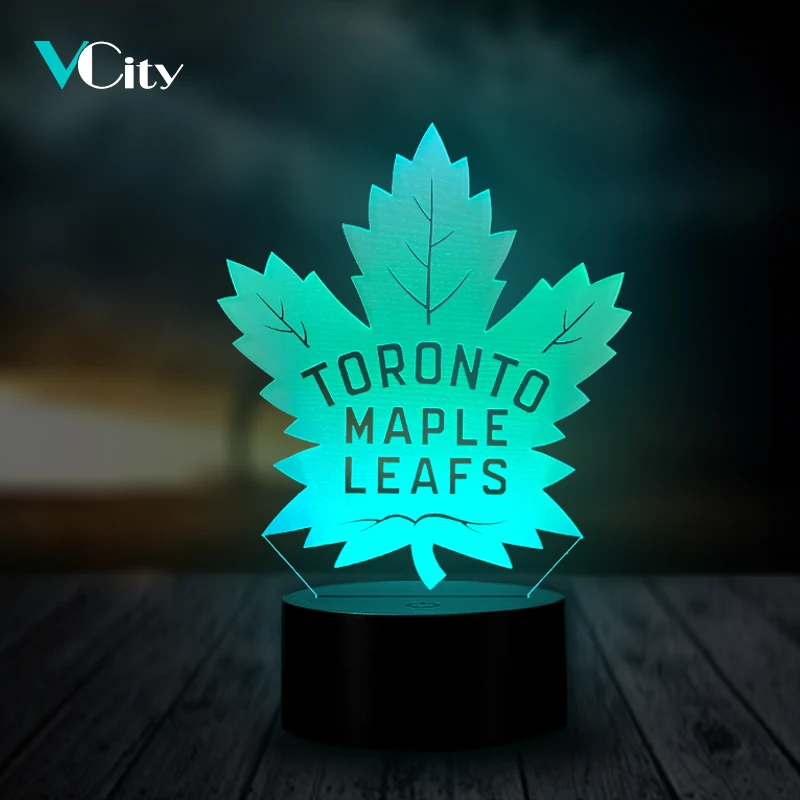 VCity 3D Night Light Toronto Canada Maple Leafs USB LED Table Lamp Bedroom Gifts for Fans Collection RGB Multicolor Souvenir LED
VCity 3D Night Light Toronto Canada Maple Leafs USB LED Table Lamp Bedroom Gifts for Fans Collection RGB Multicolor Souvenir LED