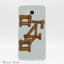 4120CA Wood Bike Transparent Hard Cover Case for Galaxy A3 A5 A7 A8 Note 2 3 4 5 J5 J7 Grand 2 & Prime