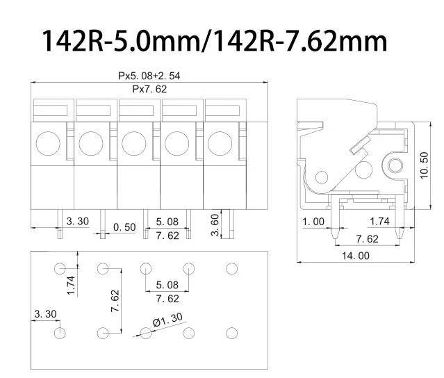 142R-5.0mm 142R-7.62mm