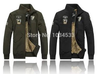 3 Color Thickened villi collar Men's Fashion Military Pilot Style Jackets Eagle Embroidery Usa Army Air Force Coat Warm Coat
3 Color Thickened villi collar Men's Fashion Military Pilot Style Jackets Eagle Embroidery Usa Army Air Force Coat Warm Coat