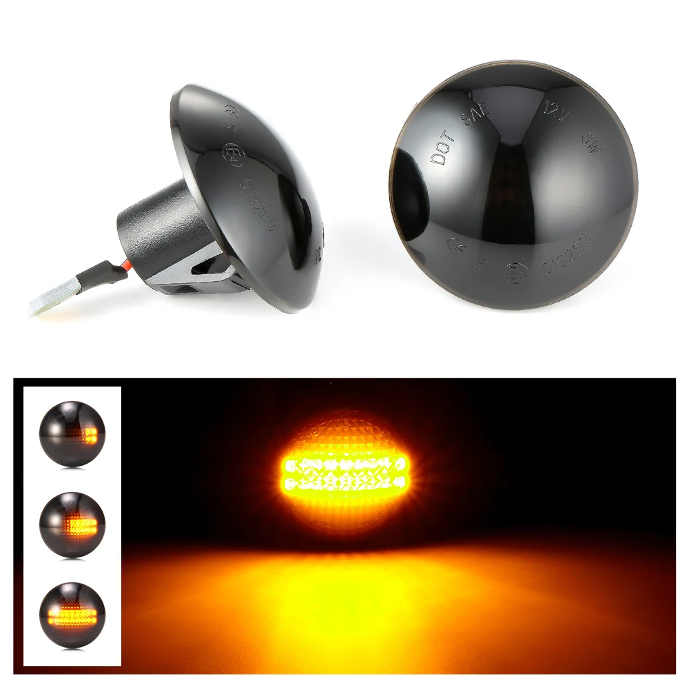 2pcs Dynamic LED Side Repeater Indicator Light Flowing Side Marker Signal Lamp Light For Land Range Rover L322 2002-2012
2pcs Dynamic LED Side Repeater Indicator Light Flowing Side Marker Signal Lamp Light For Land Range Rover L322 2002-2012