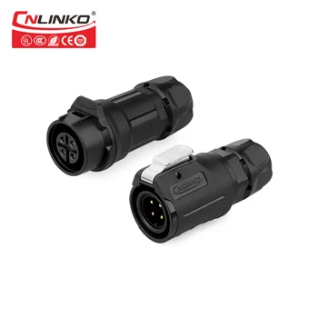 Cnlinko M16 Waterproof Wiring Harness Connector 4 Pin Male Plug Female Socket Circular In-line Cable Wire Power Connectors IP67
Cnlinko M16 Waterproof Wiring Harness Connector 4 Pin Male Plug Female Socket Circular In-line Cable Wire Power Connectors IP67