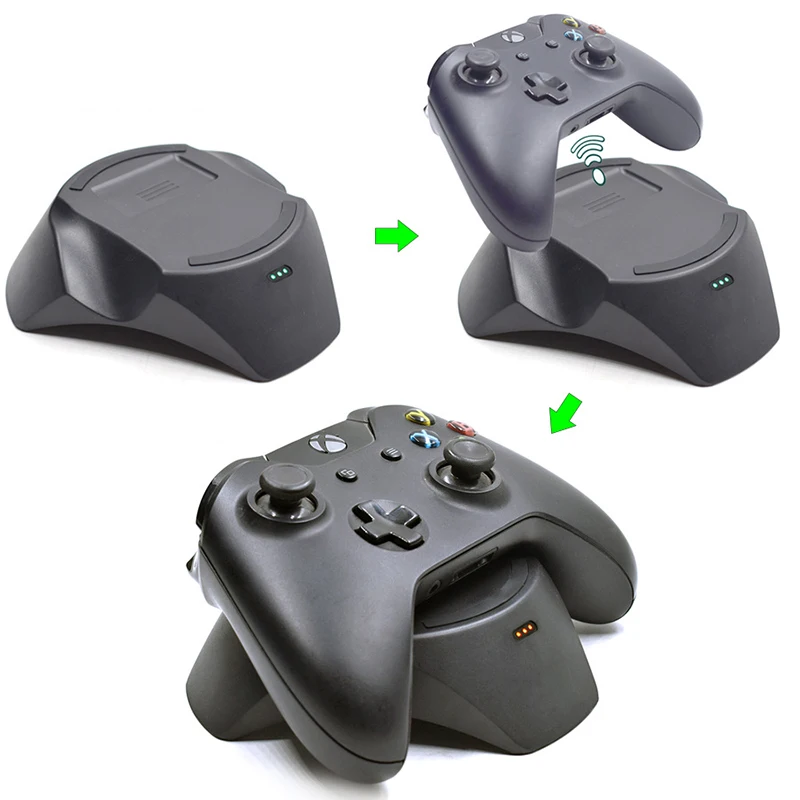 Wireless Controller Charging Station Stand for Rechargeable Gamepad Battery Pack Set Charging Dock for Xbox One/Slim/X Slim
Wireless Controller Charging Station Stand for Rechargeable Gamepad Battery Pack Set Charging Dock for Xbox One/Slim/X Slim