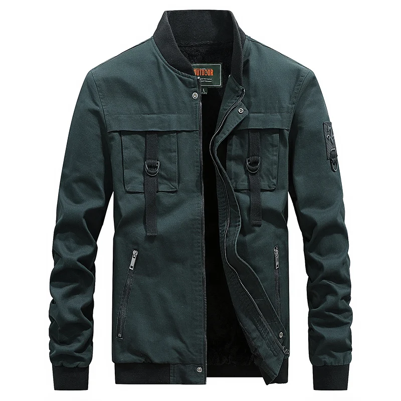 2018 New Brand AFS JEEP Military Jacket Men Autumn Multi-pockets Cotton Thick Fleece Bomber Jacket Casual Outerwear Homme
2018 New Brand AFS JEEP Military Jacket Men Autumn Multi-pockets Cotton Thick Fleece Bomber Jacket Casual Outerwear Homme