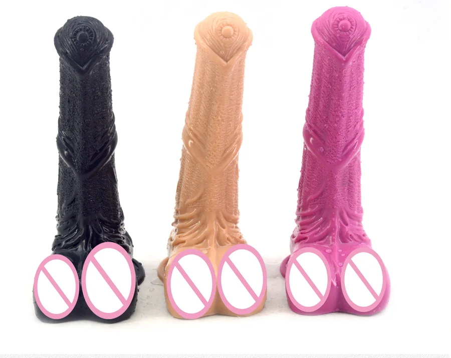 Animal Horse Silicone Dildo Suction Cup Sex Toy For women Fantasy Horse Penis Insert Vagina Bring Ultimate Pleasure Hotsale