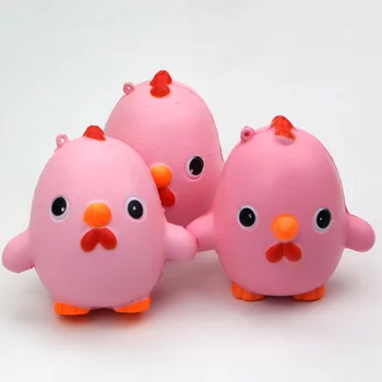 

New Kawaii Cute Chicken Squishy Jumbo soft Slow Rising Toy Children Phone Straps relieve stress Anti-stress Hand Squeeze Toys