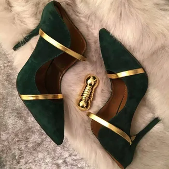 2018 New Arrival Fashion Patchwork High Heel Suede Leather Mules Spring Autumn Wedding Party Dress Shoes Women Pointed Toe Pumps
2018 New Arrival Fashion Patchwork High Heel Suede Leather Mules Spring Autumn Wedding Party Dress Shoes Women Pointed Toe Pumps
