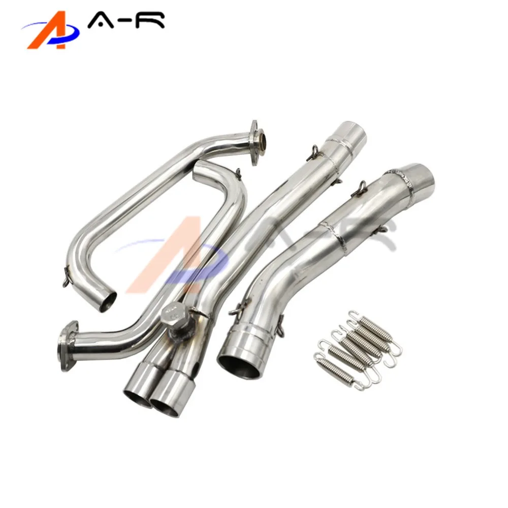 Slip-On Exhaust Muffler Middle Pipe Link Mid Pipe Connect Refit Escape For Kawasaki Ninja 250R EX250 2008-2012 2009 2010 2011
Slip-On Exhaust Muffler Middle Pipe Link Mid Pipe Connect Refit Escape For Kawasaki Ninja 250R EX250 2008-2012 2009 2010 2011